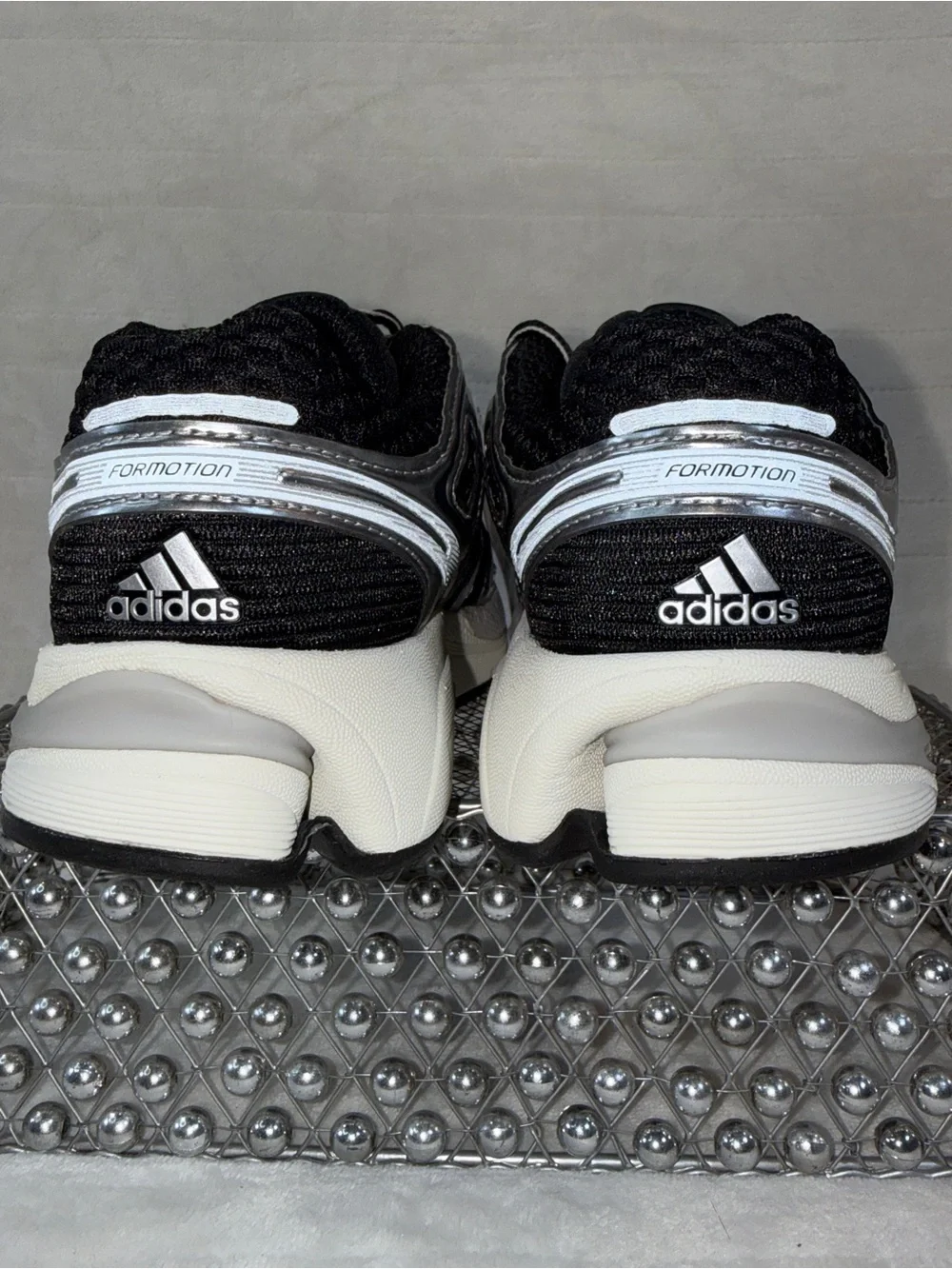 ✨👟 Adidas Adistar Control 5 J Black Silver Sz 4 Youth/Wmns 5.5  KI8733 NWT 🖤⚡